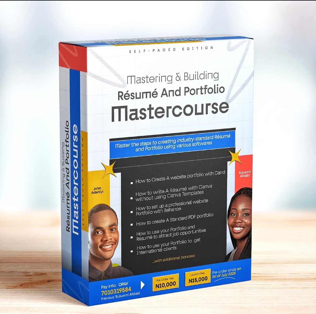 Mastering & Building Résumé And Portfolio Mastercourse